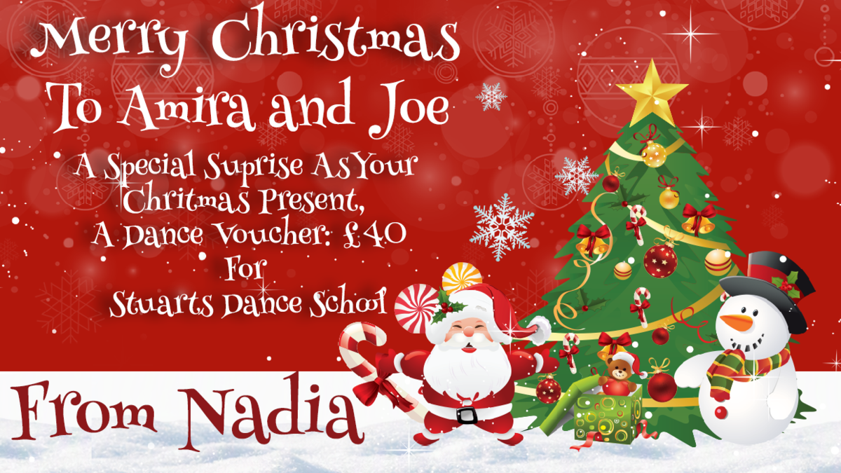 Christmas dance voucher
